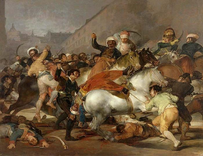 Francisco de Goya The Second of May 1808 or The Charge of the Mamelukes oil painting image